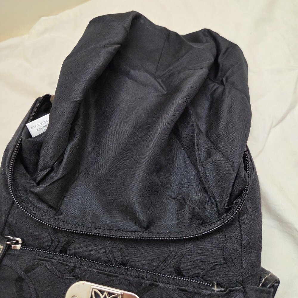 Black Mini Backpack | Compact, Hands-Free - Picture 4 of 4